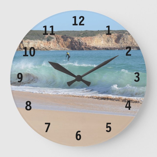 Beach scene clock (Front)
