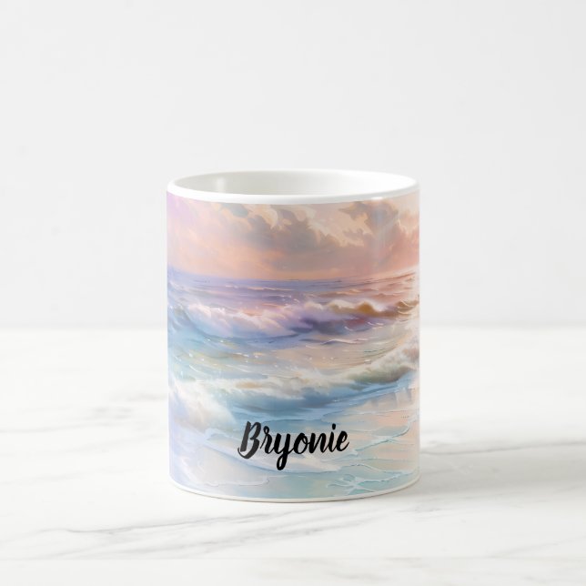 Beach Scene Coffee Mug (Center)