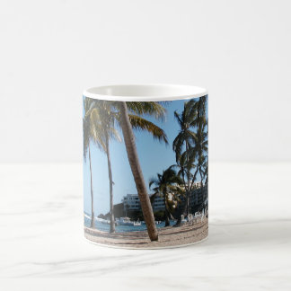 beach scene coffee mug