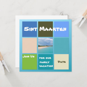 Beach Scene Colours of St. Maarten