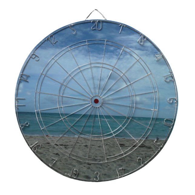 BEACH SCENE DARTBOARD (Front)
