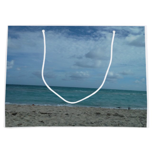 BEACH SCENE LARGE GIFT BAG (Front)