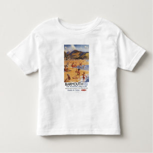 Beach Scene Mother and Kids British Rail Toddler T-Shirt