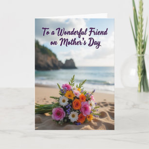 Beach Scene Mothers Day Card