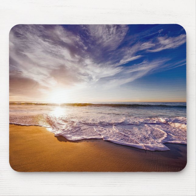 Beach Scene Mouse Pad (Front)