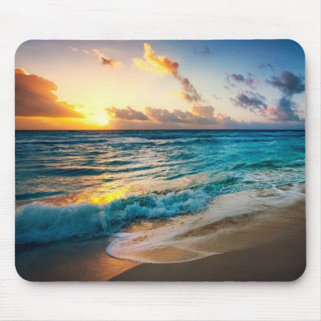 Beach Scene Mouse Pad (Front)