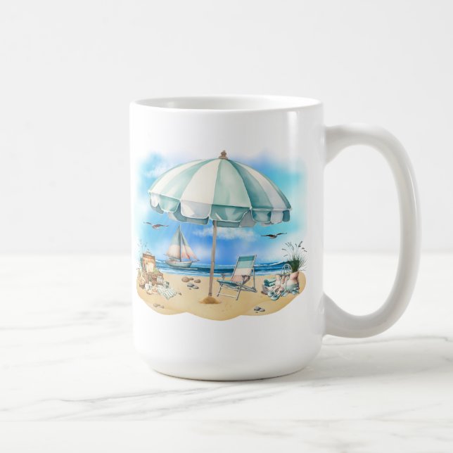 Beach Scene Mug (Right)