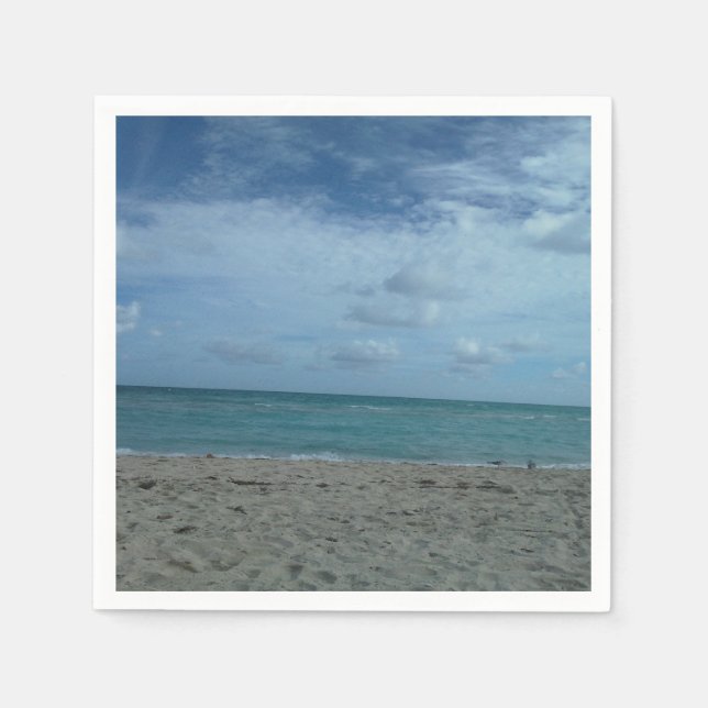 BEACH SCENE NAPKIN (Front)