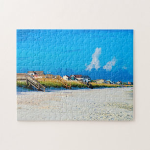 Beach Scene South Carolina. Jigsaw Puzzle