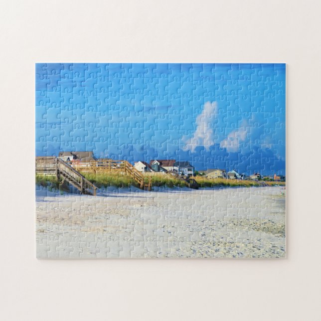 Beach Scene South Carolina. Jigsaw Puzzle (Horizontal)