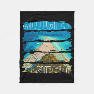 Beach Scenery - Surfing Addict Men Women Fleece Blanket
