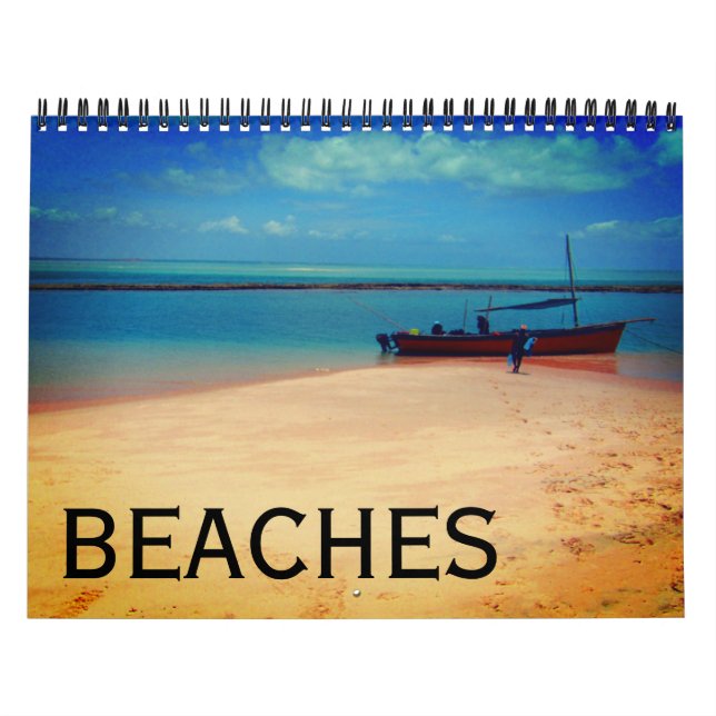 beach scenes 2026 calendar (Cover)