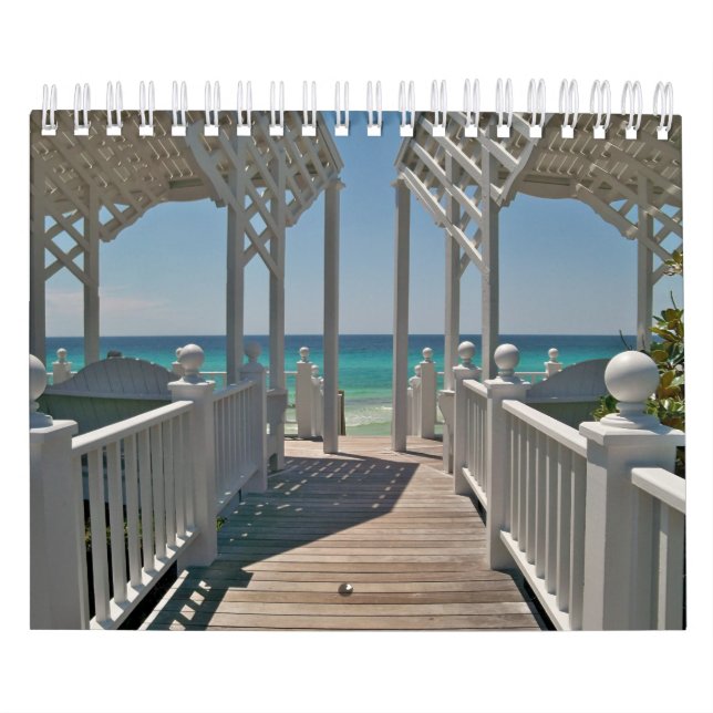 Beach Scenes of Beautiful Seaside, Florida Calendar (Cover)