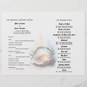 Beach sea shell nautical marine seashells 3D chic