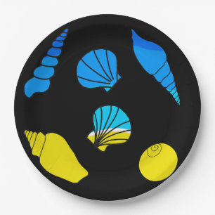 Beach Sea Shell  Paper Plate