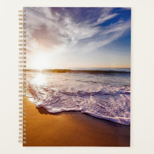 Beach Sea Sunset Sun Sunlight Sand Coast Planner