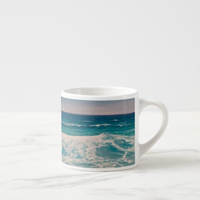 Beach Sea Surf Sun of a beach       Espresso Cup (Right)