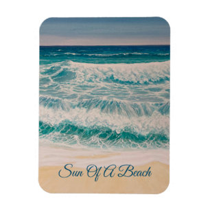 Beach Sea Surf Sun of a beach Magnet