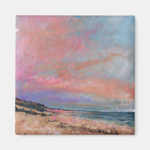Beach Seascape Fine Art Beach Painting Magnet
