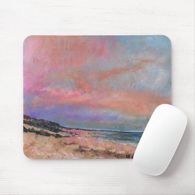 Beach Seascape Fine Art Beach Painting Mouse Pad (With Mouse)