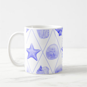 Beach Seashell Pattern Coffee Mug