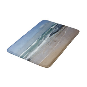 Beach Seashore Memory Foam Bath Mat