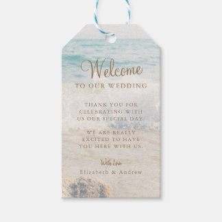 Beach Seaside/Oceanside Wedding Gift Tags