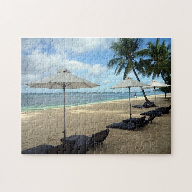 beach seats jigsaw puzzle (Horizontal)