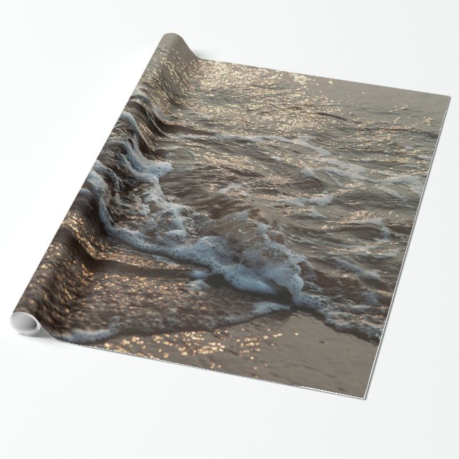 Beach Serenity Wrapping Paper (Unrolled)