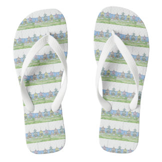 Beach Shack Flip Flops; Adult Thongs