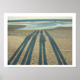 Beach Shadows Poster