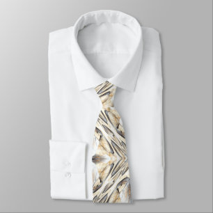 Beach Shell Colours Abstract Neck Tie