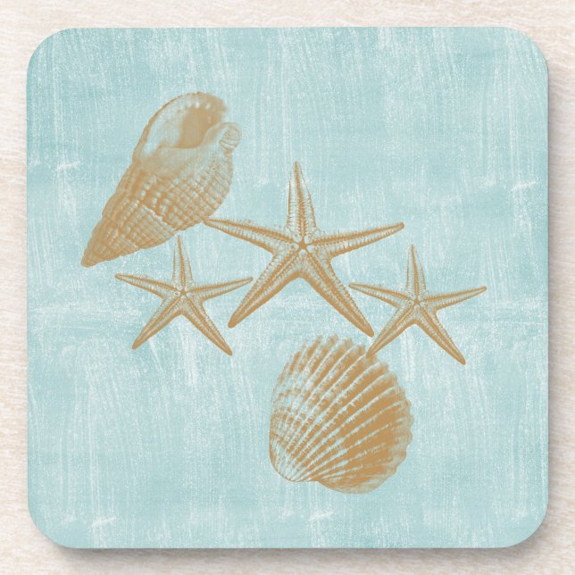 Beach shells coaster (Front)