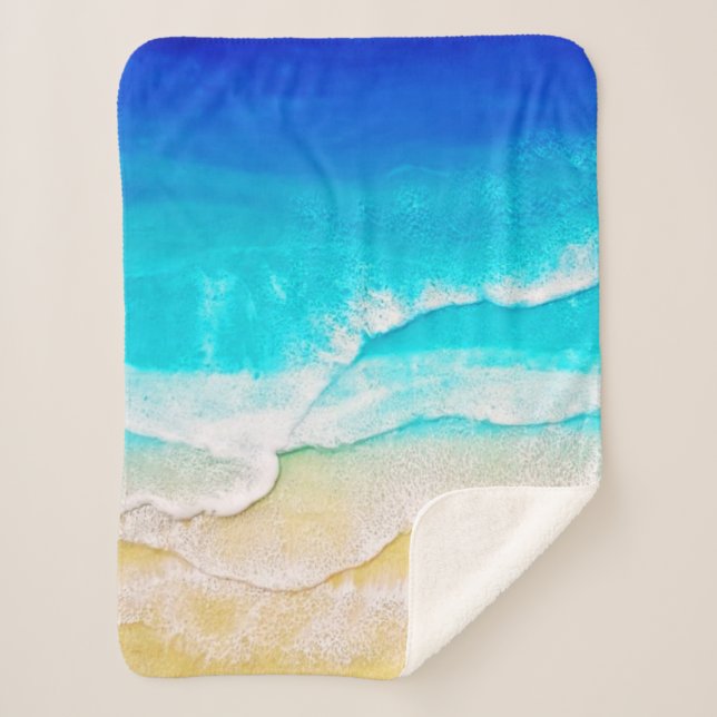 Beach Sherpa Blanket (Front)