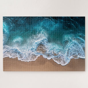 Beach Shoreline Waves Jigsaw Puzzle