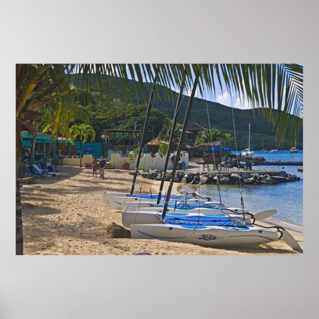 Beach side at Leverick Bay Resort & Marina, Poster (Front)