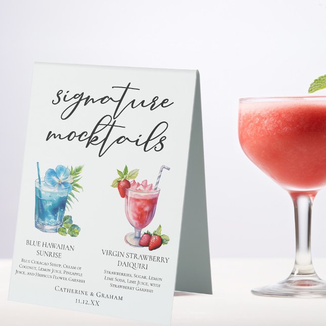 Beach Signature Mocktails Summer Menu (Creator Uploaded)