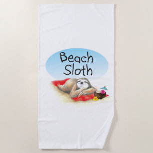 Beach Sloth Towel