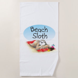 Beach Sloth Towel