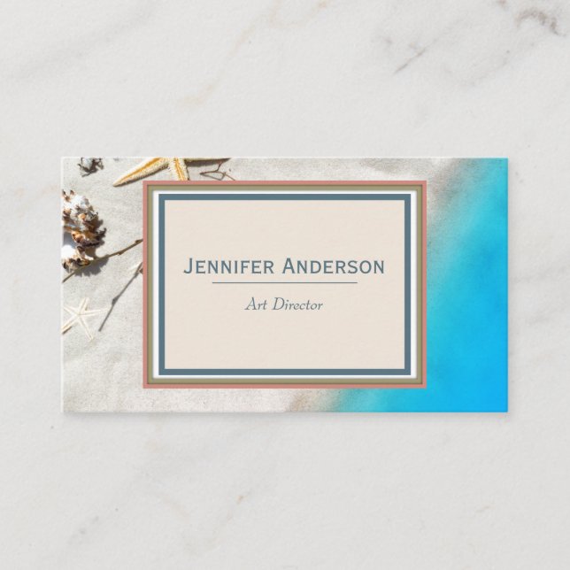 Beach Starfish Business Card (Front)