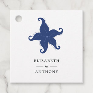 Beach Starfish Favour Tags