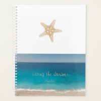 Beach Starfish Living the Dream Custom Name