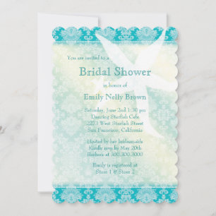 Beach Starfish Summer Bridal Shower Invitation