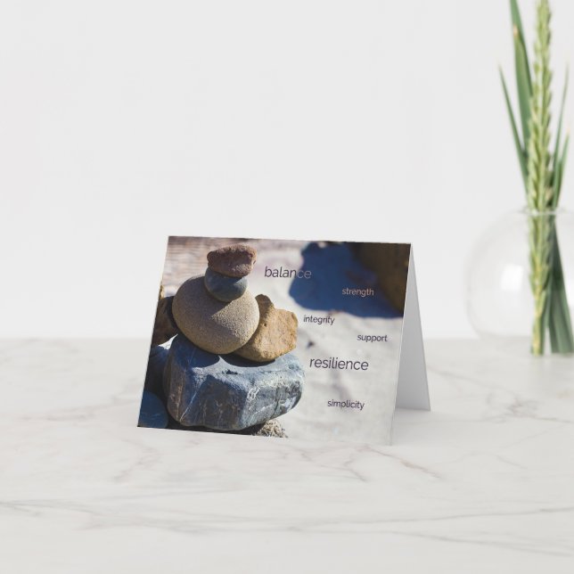 Beach Stones at Big Sur - Note Card (Front)