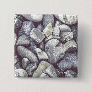 Beach Stones Button