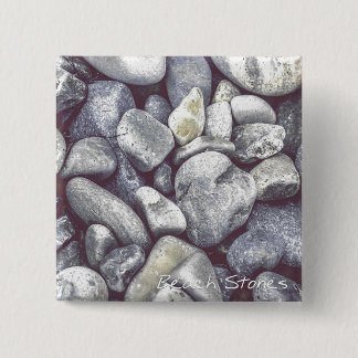 Beach Stones Button