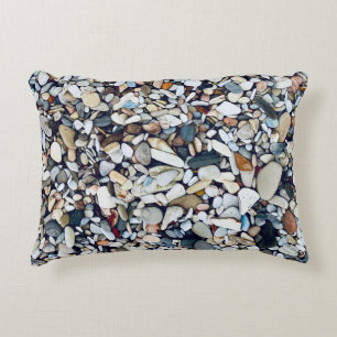 Beach Stones Pebbles Decorative Cushion