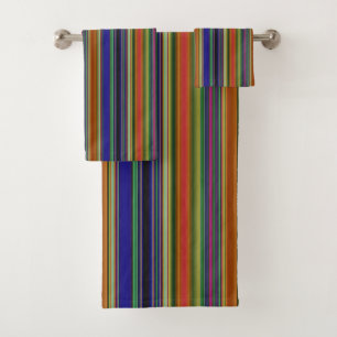 Beach Stripes Bath Towel Set