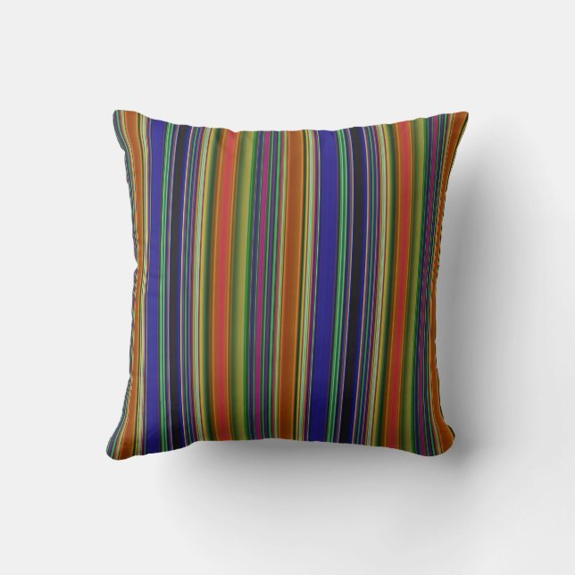 beach Stripes Cushion (Back)