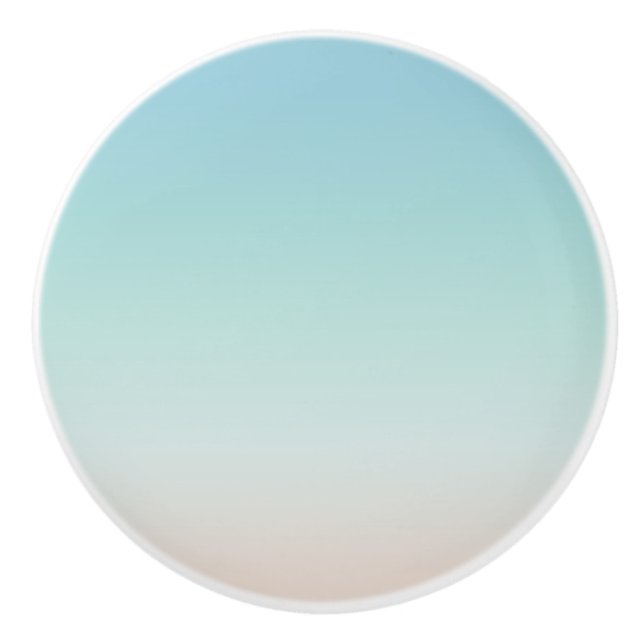 Beach Style Gradient Ceramic Knob (Front)